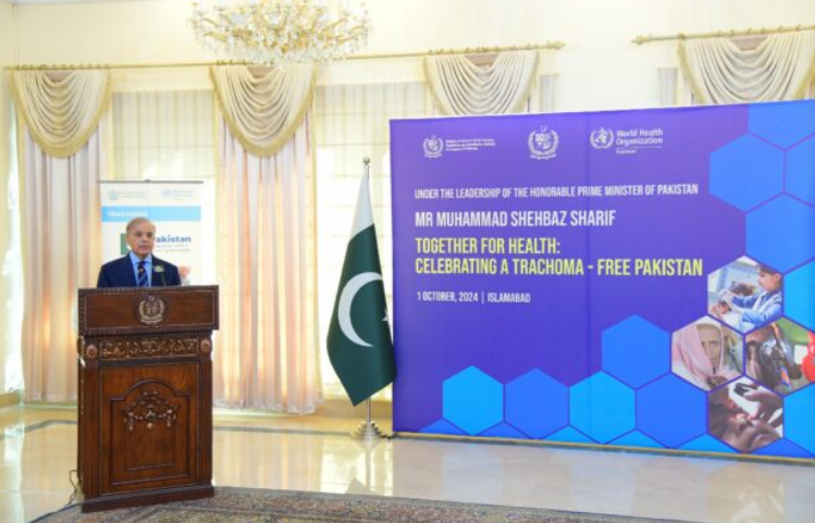 PM Shehbaz for continued efforts to eliminate polio, hepatitis like Trachoma