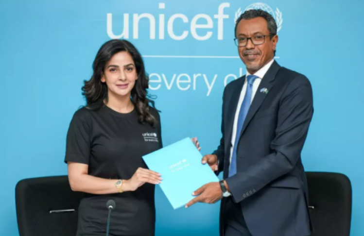 UNICEF appoints Saba Qamar as Pakistan's first National Ambassador for child rights