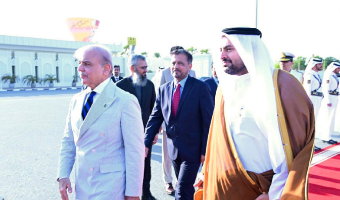 PM Shehbaz in Qatar on two-day official visit