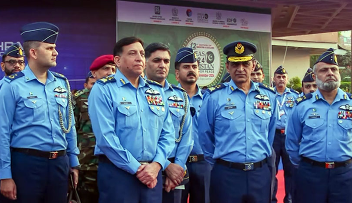 Air Chief Zaheer Ahmed Babar Sidhu visits IDEAS-2024 at Karachi Expo Centre