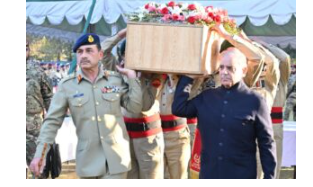 PM, COAS attend funeral of Rangers personnel martyred during PTI protest