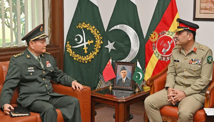 China's CMC Chairman Gen Zhang Youxia meets COAS Gen Asim Munir 