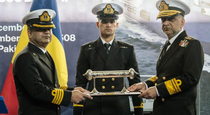 Pakistan Navy commissions Offshore Patrol Vessel PNS Yamama in Romania