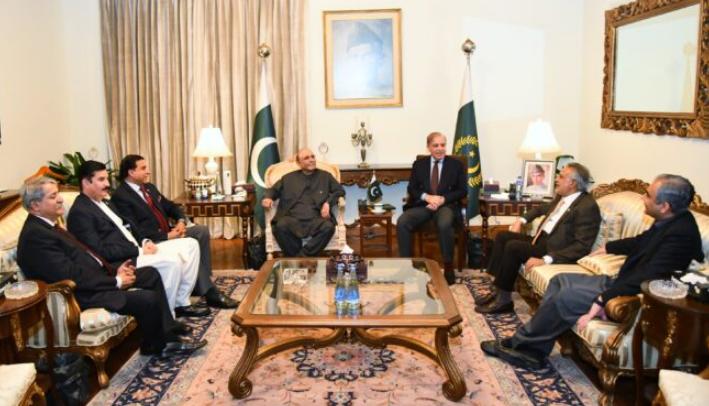 President Zardari, PM Shehbaz vow to work together for country’s progress