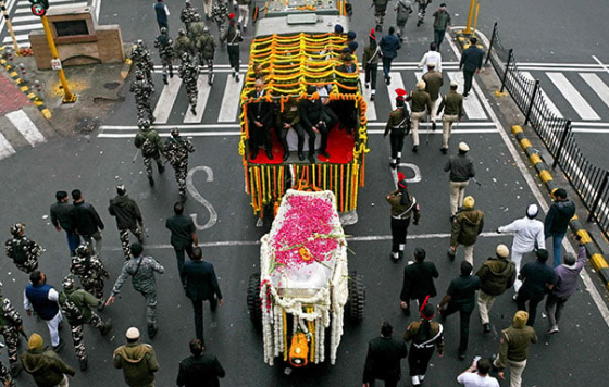 Former India PM Manmohan Singh mourn in state funeral amid tributes