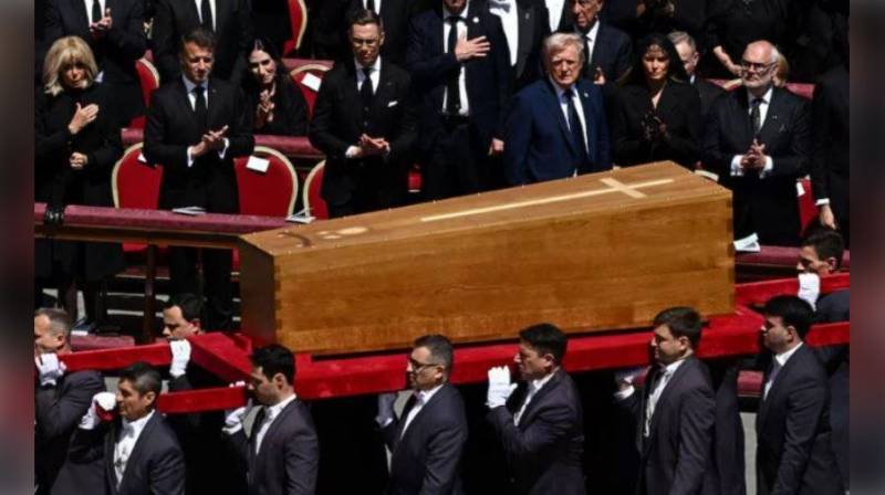 Pope Francis honored by thousands in solemn Vatican funeral