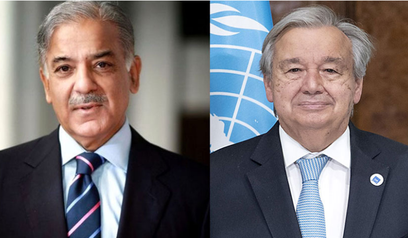 PM Shehbaz briefs UN Chief on South Asia tensions, warns of serious consequences