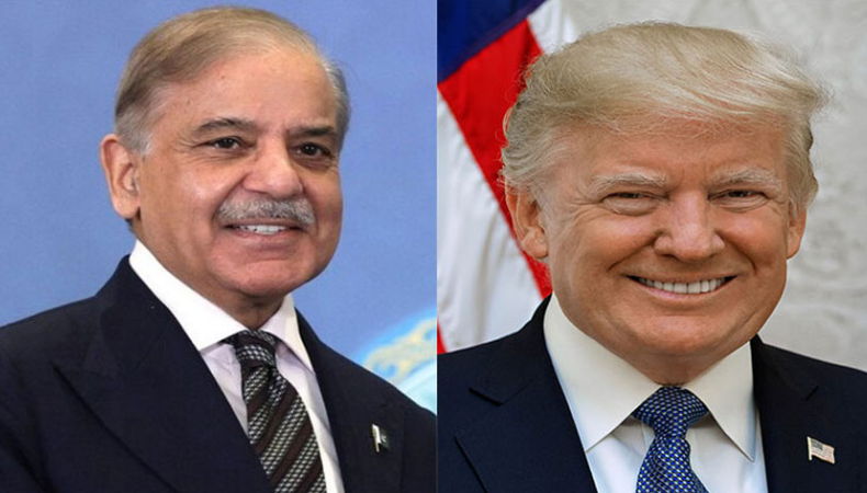 PM Shehbaz thanks President Trump for proactive role to regional peace