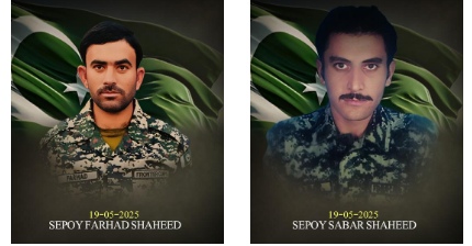 2 soldiers martyred, 9 terrorists killed in KP operations: ISPR
