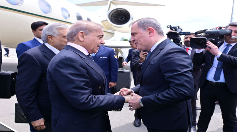PM Shehbaz in Azerbaijan to attend trilateral summit