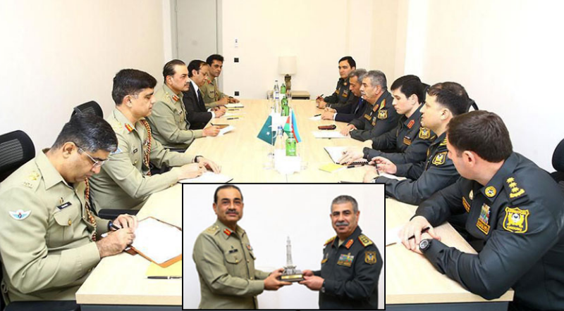 Field Marshal Asim Munir, Azerbaijan defence minister discuss regional security dynamics