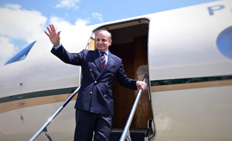 PM Shehbaz leaves for Tajikistan after concluding Azerbaijan visit