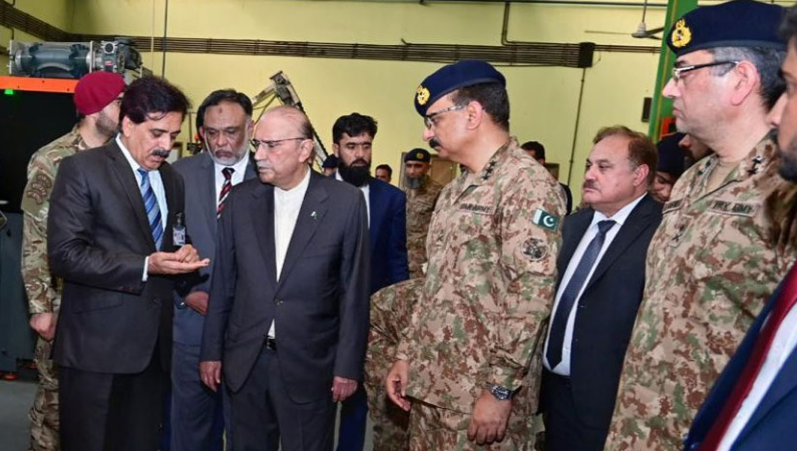 President Zardari lauds role of POF in strengthening country’s defence production
