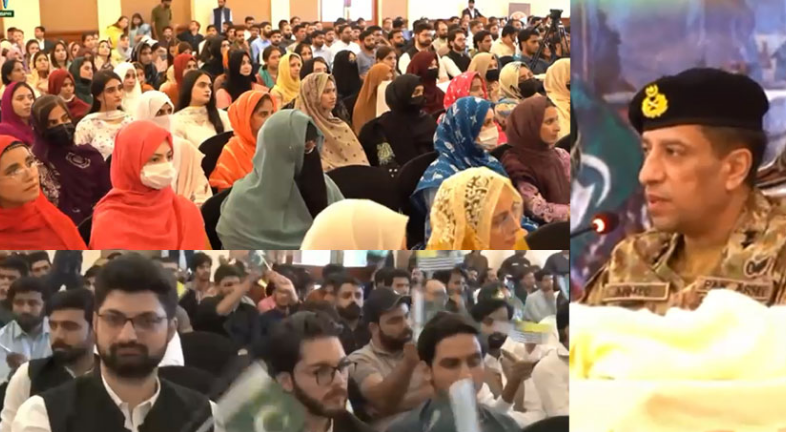 DG ISPR visits Muzaffarabad, holds special session with AJK civil society 