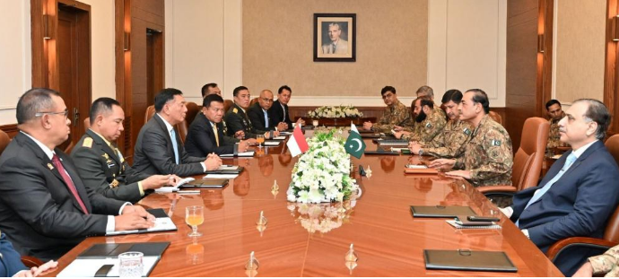 COAS Asim, Indonesian defence minister agree to boost military cooperation