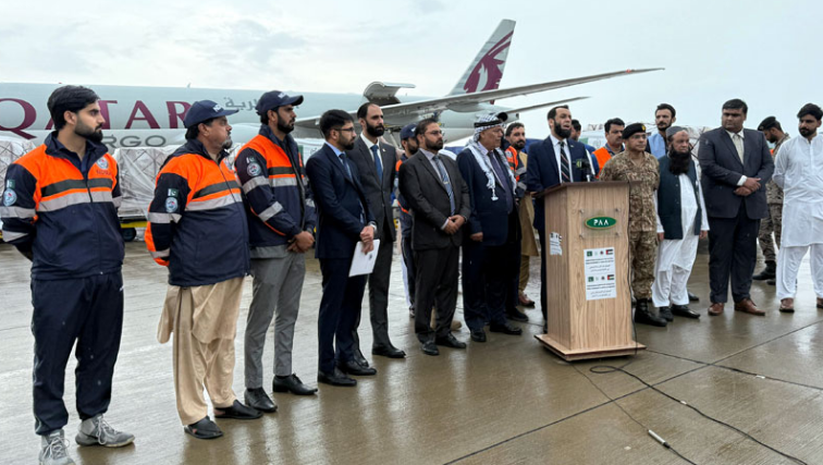 Pakistan dispatches consignment of humanitarian aid to Gaza 