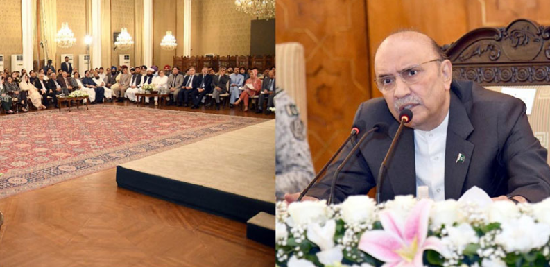 President Zardari expresses resolve to work for welfare, protection of minorities’ rights