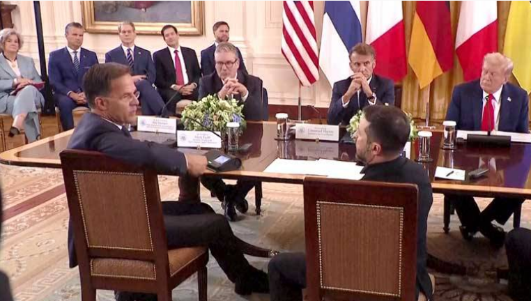During Trump Zelensky meeting, European leaders press for Ukraine Russia talks 