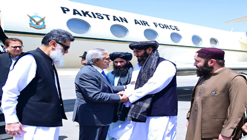 DPM Dar in Kabul for trilateral FMs’ meeting