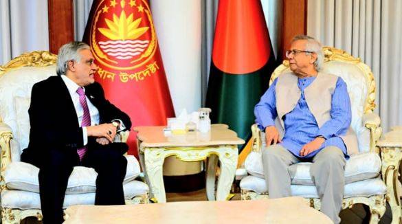 DPM Dar meets Bangladesh’s Chief Adviser Muhammad Yunus