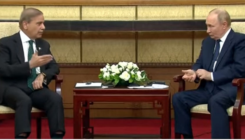 PM Shehbaz, President Putin share desire to bolster Pak-Russia bilateral cooperation 