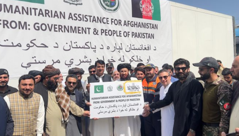Pakistan sends humanitarian aid to earthquake-stricken Afghanistan