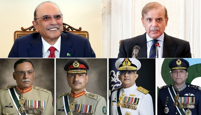 60th Defence and Martyrs Day: President, PM and services chiefs pay tribute to martyrs and their families