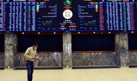 Pakistan Stock Exchange plunges as KSE-100 index falls by 1,700 points