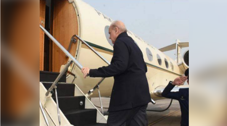 PM Shehbaz leaves for Qatar to attend 'Emergency Arab-Islamic Summit'