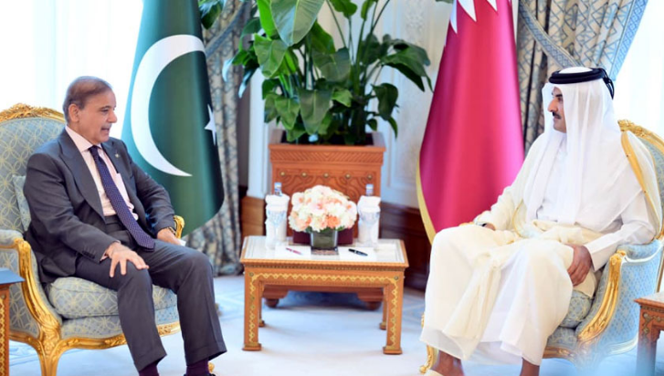 PM Shehbaz meets Emir of Qatar, reaffirms Pakistan’s unwavering support for Doha