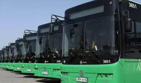 21 modern green buses dispatched from China for Balochistan