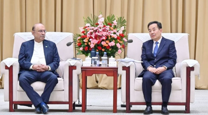 Pakistan to work with China in countering terrorism: President Zardari 