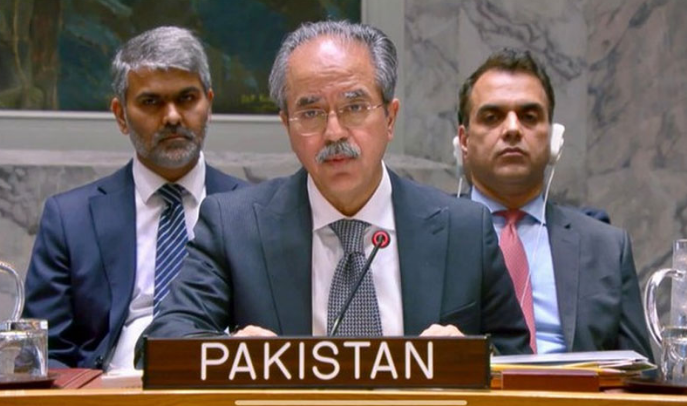 At UNSC, Pakistan calls for immediate and permanent ceasefire in Gaza