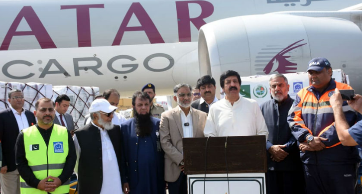 Pakistan sends 23rd relief flight with 100 tons of aid to Gaza