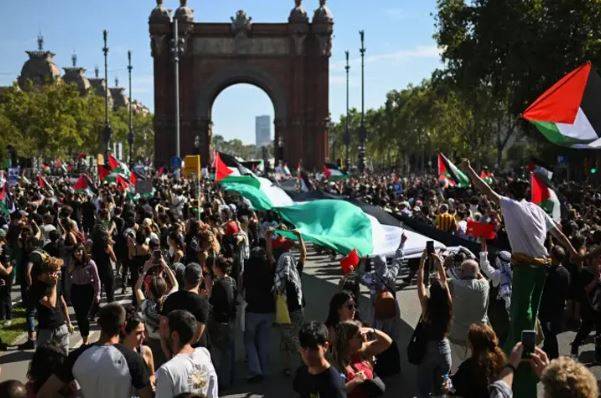 Massive protests across Europe condemn Israeli actions in Gaza