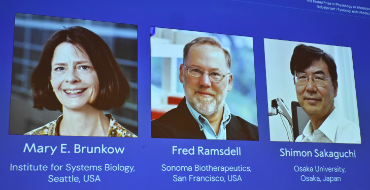 Nobel Prize in medicine goes to 3 scientists unlocking secrets of immune system