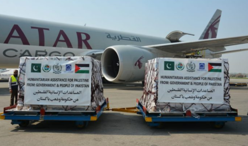 Pakistan dispatches 24th consignment of humanitarian aid to Gaza
