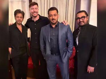 'From YouTube to Bollywood': MrBeast’s photo with 3 Khans sparks collaboration buzz