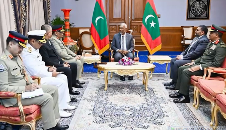CJCSC meets Maldivian civil-military leadership to boost defence cooperation