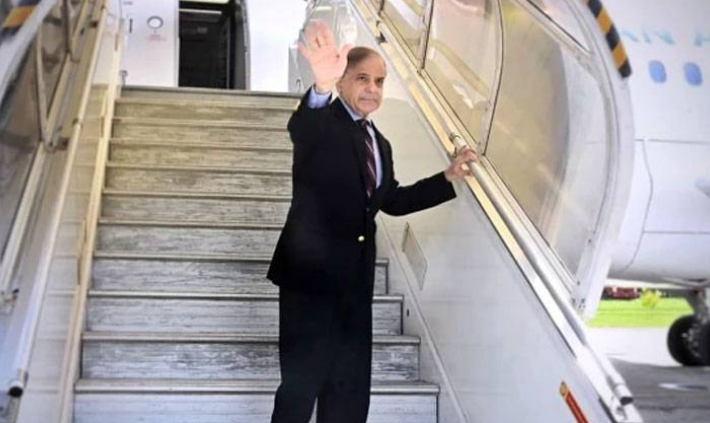 PM Shehbaz leaves for Baku to attend Azerbaijan's Victory Day celebrations