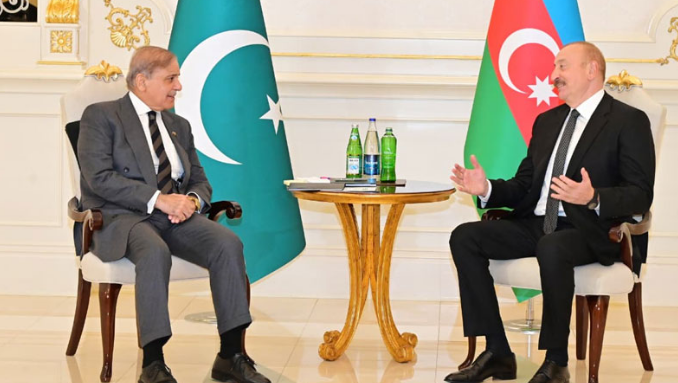 Shehbaz, Aliyev reaffirm commitment to deepen Pakistan-Azerbaijan cooperation in diverse sectors 