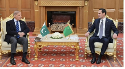 PM Shehbaz reaffirms Pakistan's desire to enhance connectivity with Turkmenistan