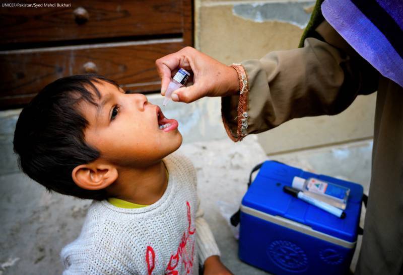 On 2nd day of polio vaccination drive in Punjab, teams visit door-to-door to administer drops