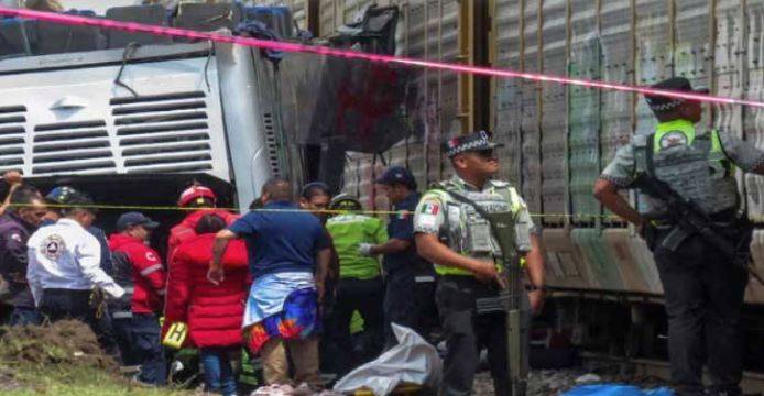 At least 13 killed, dozens injured in Mexico train crash