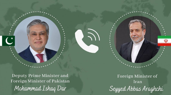 DPM Dar, Iranian FM Abbas Araghchi discuss prevailing regional situation