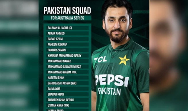 PCB announces 16-member Pakistan squad for T20I series against Australia