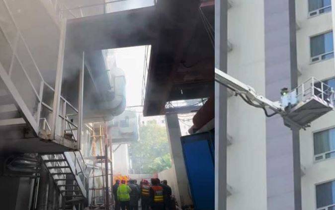 Fire breaks out at hotel in Lahore's gulberg area, 6 Injured