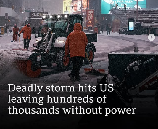 At least 11 dead, 19,000+ flights cancelled as brutal winter storm hits US