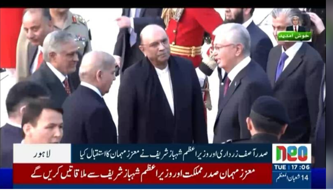 Kazakhstan President Kassym-Jomart Tokayev in Pakistan on 2-day official visit
