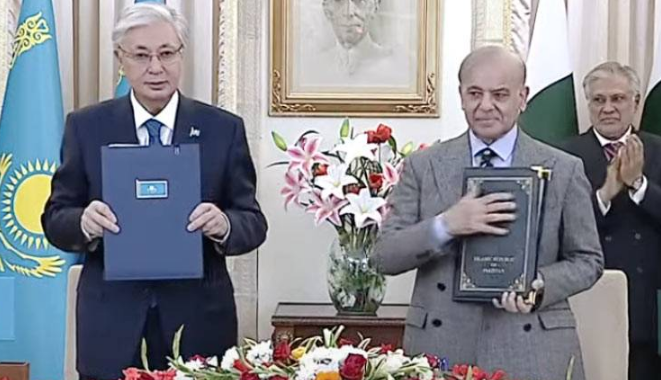 Pakistan, Kazakhstan sign over 30 MoUs, aim to boost bilateral trade to $1 billion 